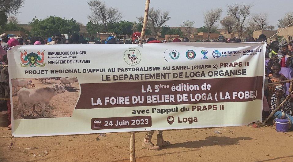 Foire du bélier de Loga organisée avec l'appui du PRAPS II